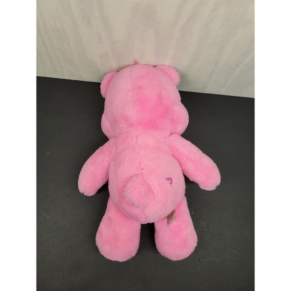 CARE BEARS Cheer Bear Pink Rainbow Large 17" Plush Toy Stuffed Animal Heart Paws - Picture 5 of 8
